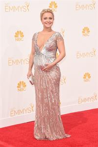 Pregnant Hayden Panettiere attends 66th annual Primetime Emmy Awards, arrivals August 25, 2014