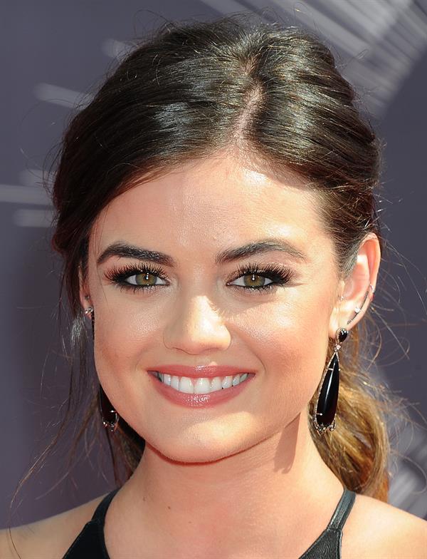 Lucy Hale at the 2014 MTV Video Music Awards, Inglewood August 24, 2014
