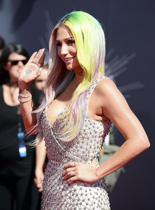 Kesha at the MTV Video Music Awards Aug. 24, 2014