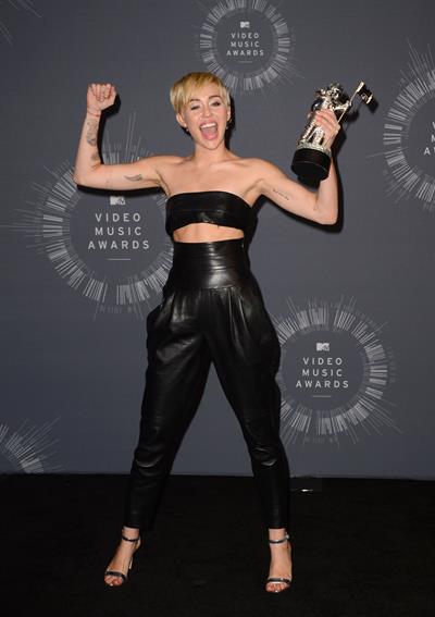Miley Cyrus at the MTV Video Music Awards Aug. 24, 2014