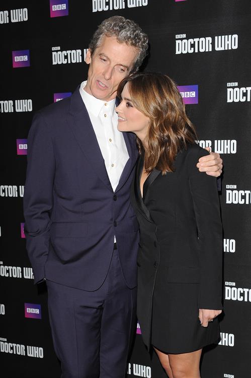 Jenna Coleman Dr. Who premiere in London August 23, 2014