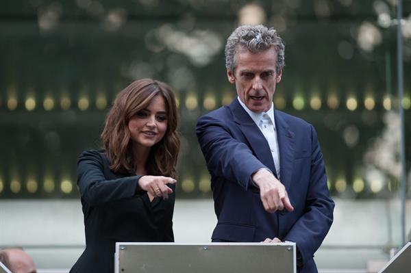 Jenna Coleman Dr. Who premiere in London August 23, 2014