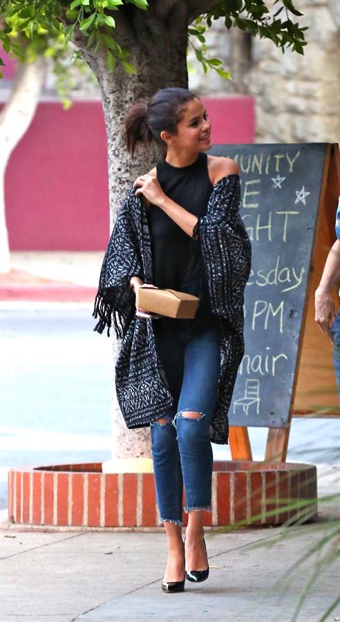 Selena Gomez out for dinner in L.A. August 21, 2014