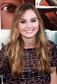 Liana Liberato at the premiere of If I Stay August 20, 2014