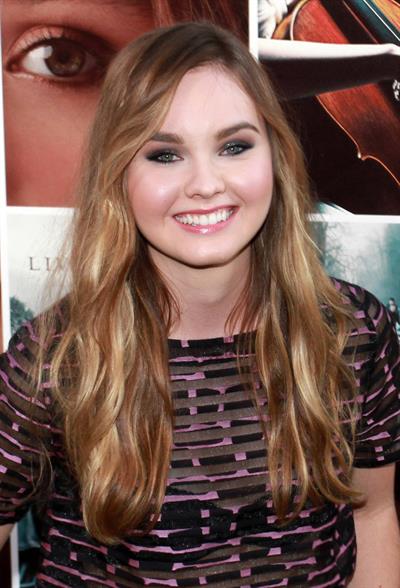 Liana Liberato at the premiere of If I Stay August 20, 2014