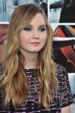 Liana Liberato at the premiere of If I Stay August 20, 2014