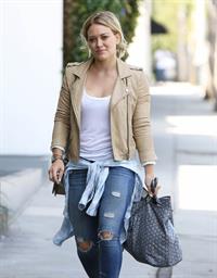 Hilary Duff leaving the gym in West Hollywood