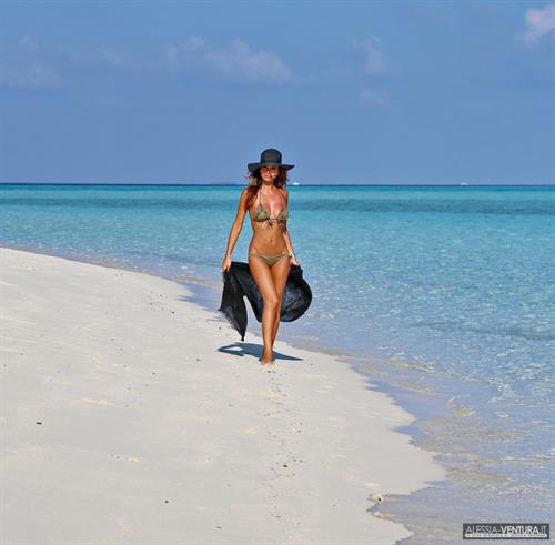 Alessia Ventura in a bikini