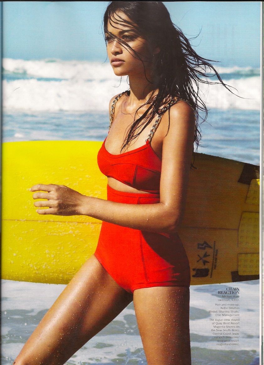 Shanina Shaik in a bikini