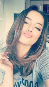 Becky G taking a selfie