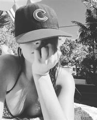 Samara Weaving in a bikini