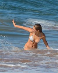 Samara Weaving in a bikini