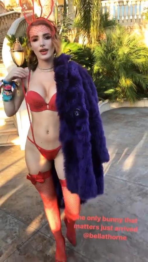 Bella Thorne in lingerie