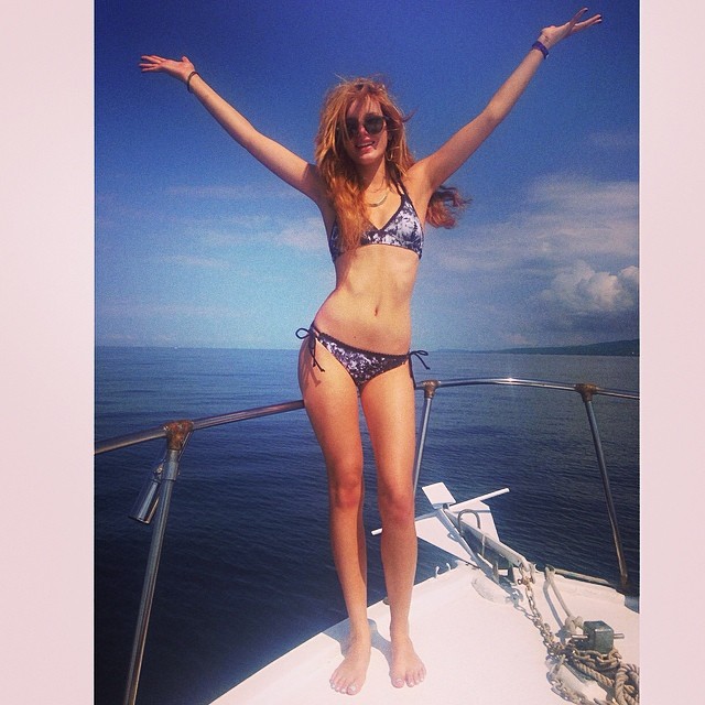 Bella Thorne in a bikini