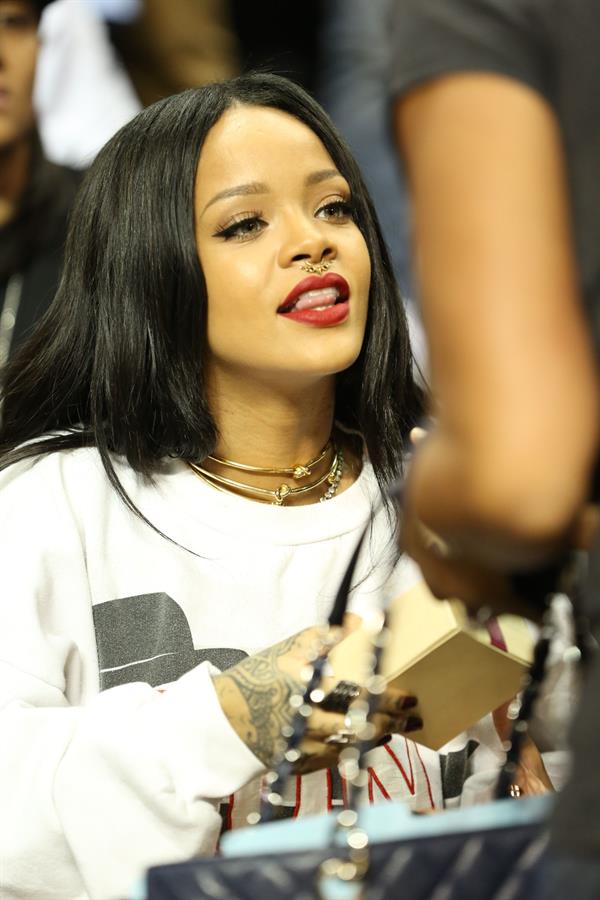 Rihanna at 2014 Summer Classic Charity Basketball Game, NYC August 21, 2014