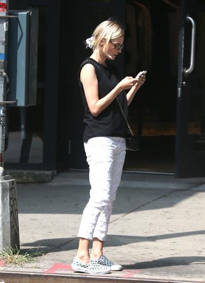 Diane Kruger out and about in New York City August 20, 2014