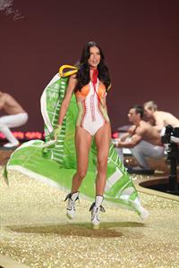 Adriana Lima on the runway at Victoria's Secret Fashion Show 2010
