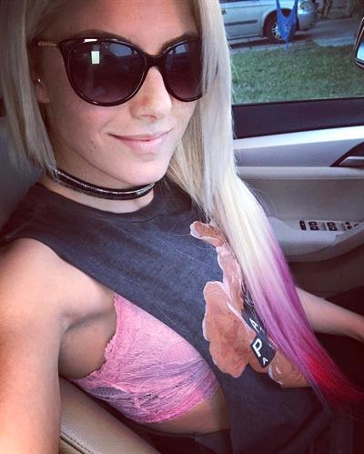 Alexa Bliss taking a selfie