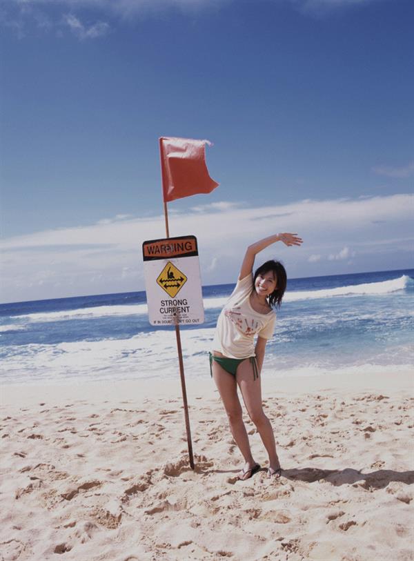 Natsumi Abe in a bikini