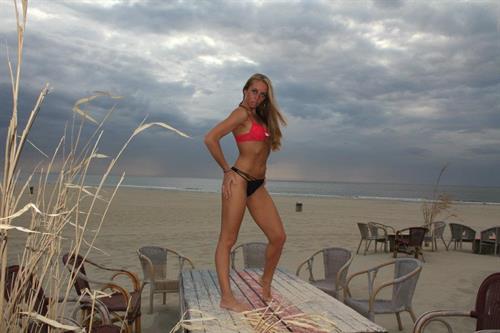 Verona Van De Leur in a bikini