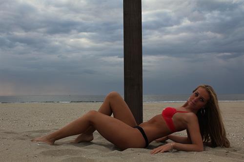 Verona Van De Leur in a bikini