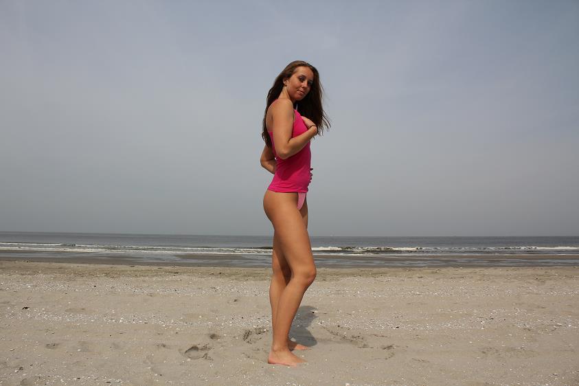 Verona Van De Leur in a bikini