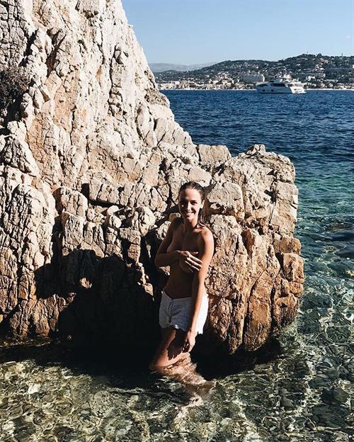 Agathe Teyssier in a bikini