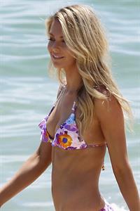 Jennifer Hawkins in a bikini
