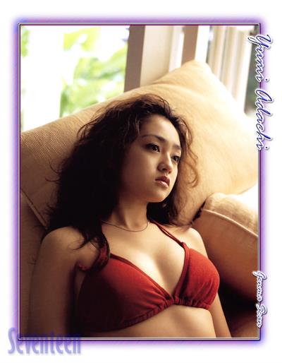 Yumi Adachi in a bikini