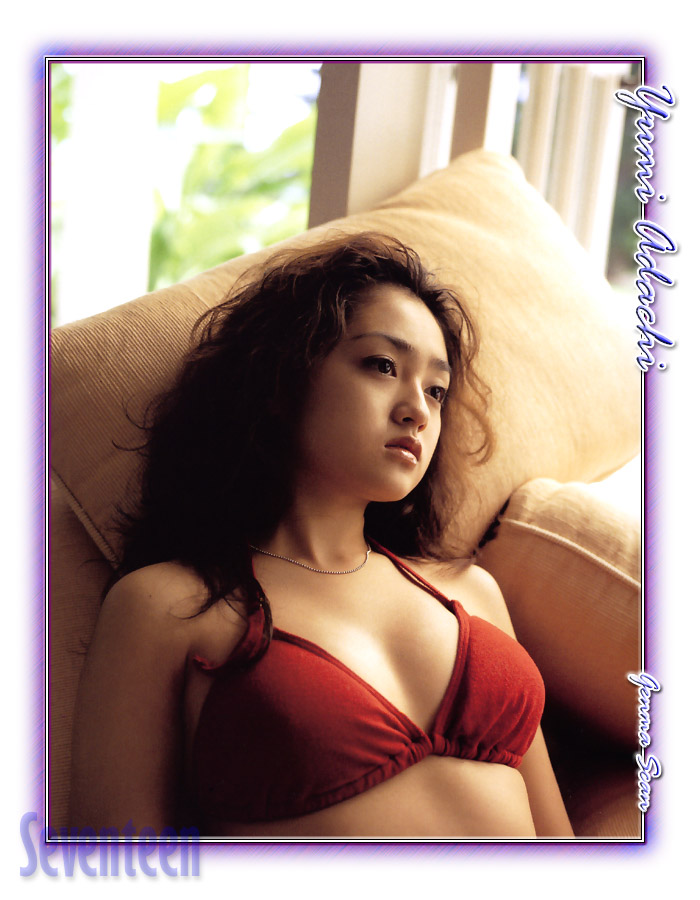 Yumi Adachi in a bikini