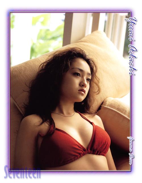 Yumi Adachi in a bikini