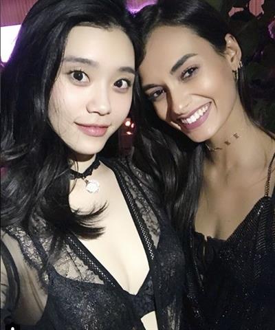 Ming Xi taking a selfie