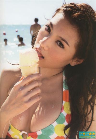 Chrissie Chau in a bikini