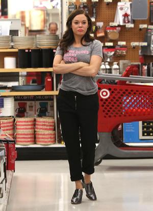 Rose McGowan - Shopping in Los Angeles 05.09.12