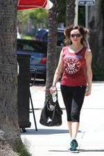 Rose McGowan - Spotted at The Tracey Anderson Gym 29.07.12