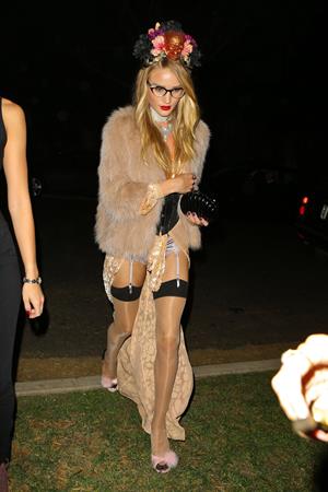 Rosie Huntington-Whiteley - At A Halloween Party In Beverly Hills October 26, 2012