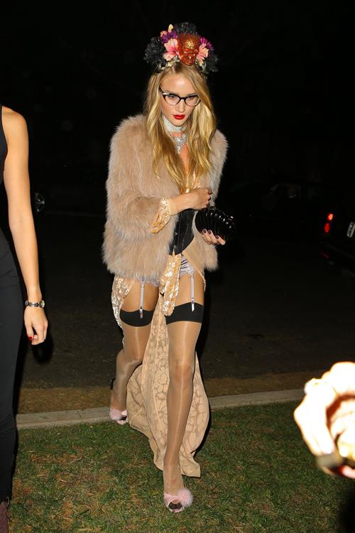 Rosie Huntington-Whiteley - At A Halloween Party In Beverly Hills October 26, 2012