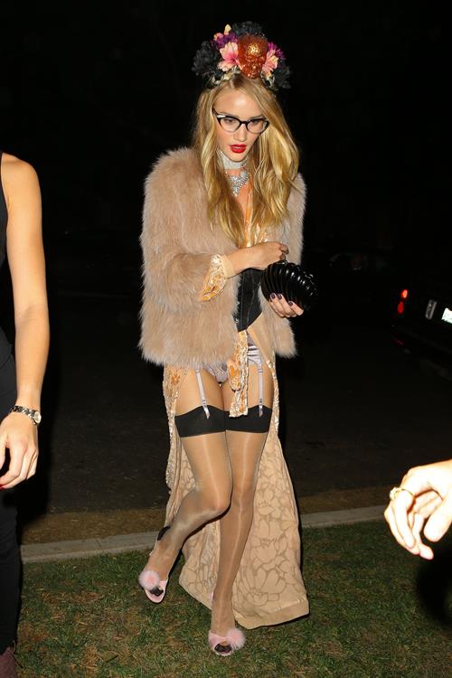 Rosie Huntington-Whiteley - At A Halloween Party In Beverly Hills October 26, 2012