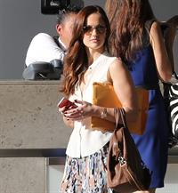 Minka Kelly leaves a meeting in Century City January 17, 2013 