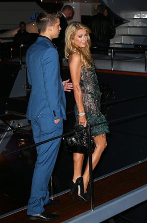 Paris Hilton Roberto Cavalli's boat party in Cannes May 22, 2013