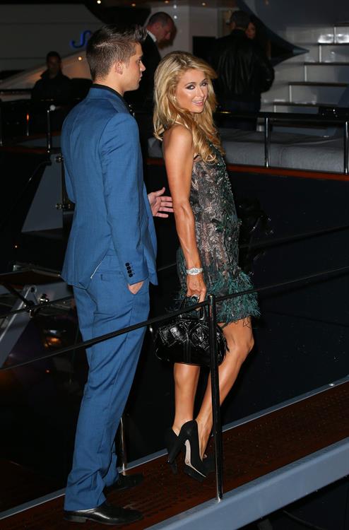 Paris Hilton Roberto Cavalli's boat party in Cannes May 22, 2013