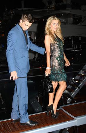 Paris Hilton Roberto Cavalli's boat party in Cannes May 22, 2013