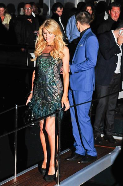 Paris Hilton Roberto Cavalli's boat party in Cannes May 22, 2013