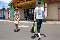 Paris Hilton Shopping with her friend in Hawaii 25.05.13 