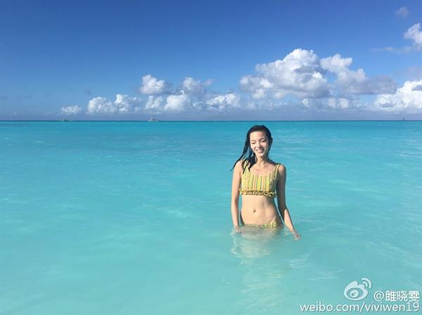 Xiao Wen Ju in a bikini