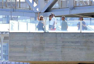 Paris Hilton Visting  Amnesia Port Forum Project  August 9, 2013