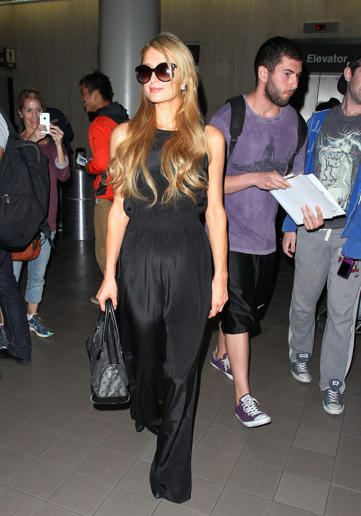 Paris Hilton arrive at LAX Airport 9/30/13