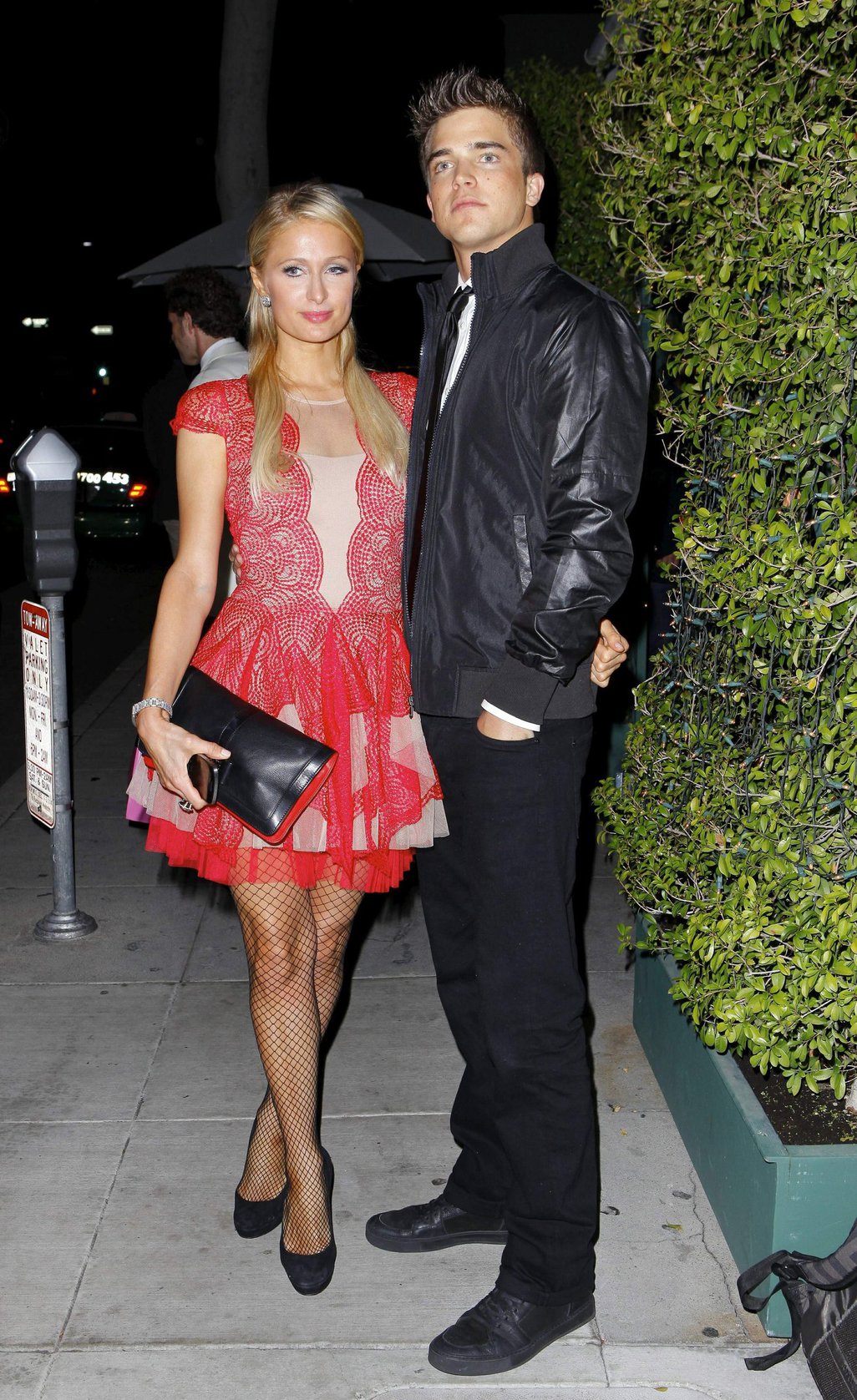 Paris Hilton Christmas dinner at Mr Chow December 15, 2012 