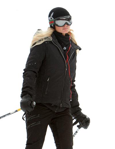Paris Hilton enjoying a day in the mountains of Aspen December 18, 2012 