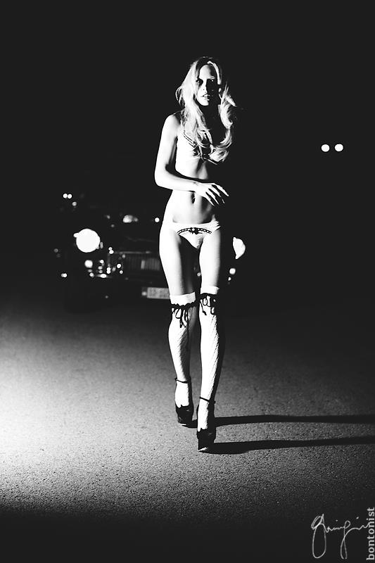 Katia Dede in lingerie